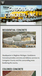 Mobile Screenshot of guidobonoconcrete.com